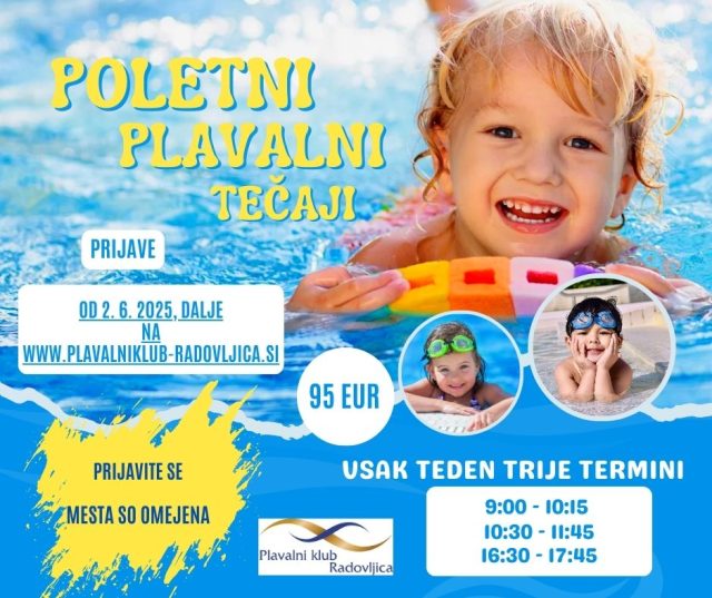 POLETNI PLAVALNI TEČAJI 2025 – PRIJAVE KMALU!
